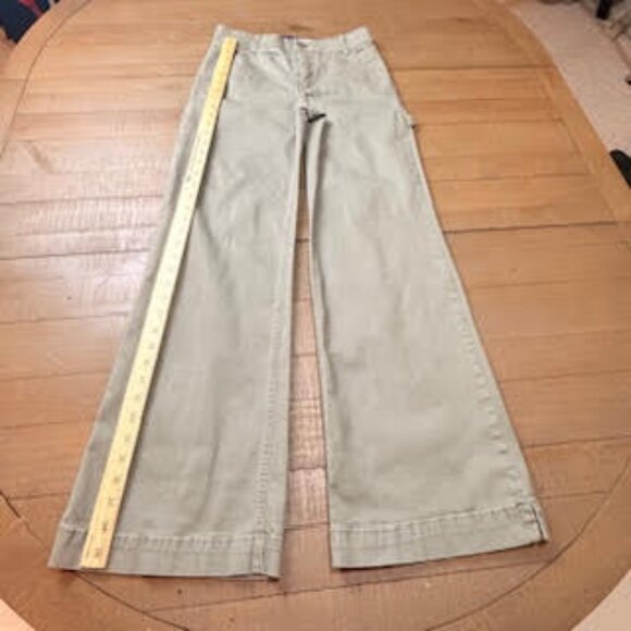 Democracy Absolution® Fit Technology Khaki Wide Leg Cargo Pants Shape Flex SZ 4 - Picture 9 of 11